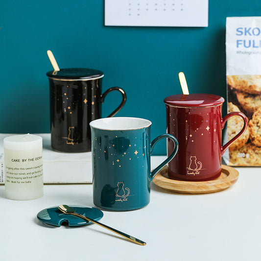 Creative Ceramic Mug Office Couple Pair Cup